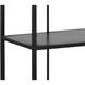Alcove Black Bookcase